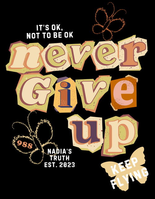 Camo Never Give Up Short Sleeve